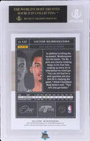 2023 Panini One and One Fotl White Victor Wembanyama #122 /7 Black Label