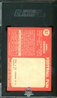 1958 Jim Brown SGC 7 Topps #62