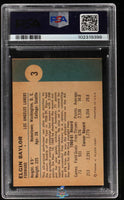 1961 Elgin Baylor PSA Authentic Fleer Rookie #3