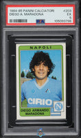 1984 Diego A. Maradona PSA 5 Calciatori #203
