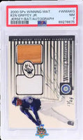 2000 Ken Griffey Jr. PSA 7 SPX Winning Materials Jersey Bat Auto #WMAKG 17/24