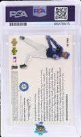 2000 Ken Griffey Jr. PSA 7 SPX Winning Materials Jersey Bat Auto #WMAKG 17/24