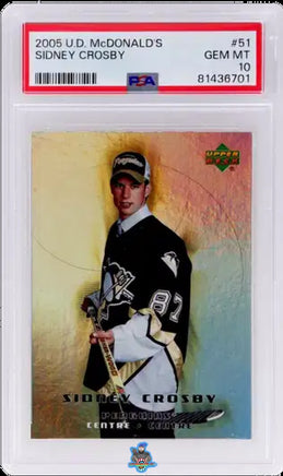 2005 Sidney Crosby PSA 10 UD McDonalds #51