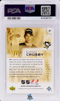 2005 Sidney Crosby PSA 10 UD McDonalds #51