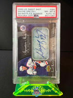 2006 Wayne Gretzky PSA 8 10 U.D. Sweet Shot Auto Shot Ice Autonings 74/100
