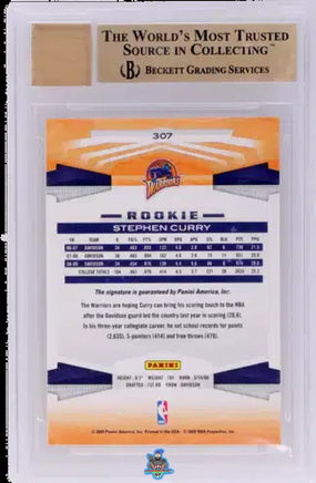 2009 Stephen Curry BGS 9.5 10 Inscriptions Roookie Auto #307