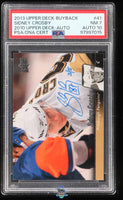 2013 Sidney Crosby PSA 7 10 U.D. Buy Back On Card Auto #41 3/5