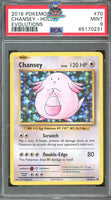 Copy of 2016 Pokemon XY Evolutions Chansey - Holo #70 PSA 9 65170231