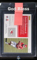 2017 Patrick Mahomes Raw Encased Substantial Rookie Swatches #33 11/25