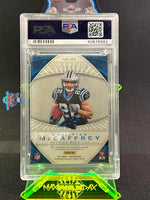 2017 Christian McCaffrey PSA 8 Limited Rookie Gold Patch Auto #107 4/50