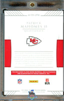 2017 Patrick Mahomes Raw National Treasures Rookie Hats Off Auto #RH2PM 1/3