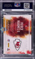 2017 Patrick Mahomes PSA 10 Origins Jumbo Rookie Patch Auto #104