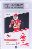 2017 Patrick Mahomes BGS 9 10 Phoenix Rookie Jumbo Patch Auto Green Prime 4/5