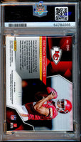 2017 Patrick Mahomes PSA 9 Spectra Neon Orange Rookie Patch Auto #204 4/5