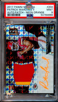 2017 Patrick Mahomes PSA 9 Spectra Neon Orange Rookie Patch Auto #204 4/5