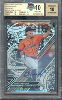 2017 Jose Altuve BGS 10 10 Topps High Tek Auto Blackout #HTJA