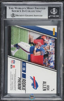 2018 Josh Allen BGS 8.5 Donruss Rookie Phenom Auto NFL Shield #4 1/1