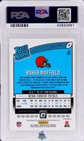2018 Baker Mayfield PSA 10 Donruss Optic Rookie Auto Gold #153 2/10