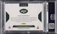 2018 Sam Darnold PSA Authentic 8 Immaculate Rookie Patch Auto NFL Shield 1/1