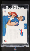 2018 Josh Allen Raw National Treasures Rookie Patch Auto Hats Off #HOJA 2/3