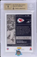 2018 Patrick Mahomes BGS 9.5 9 One Patch Auto Platinum #129 2/5