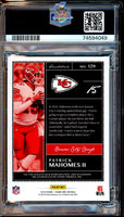 2018 Patrick Mahomes PSA 9 9 One Jumbo Nike Swoosh Auto #129 3/5