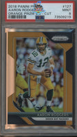 2018 Aaron Rodgers PSA 9 Prizm Die Cut Orange #127 241/249