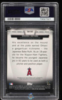 2018 Shohei Ohtani PSA 8.5 Topps Salute Rookie Auto Red #SO 6/25