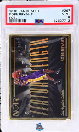 2018 Kobe Bryant PSA 9 Noir Feature Length FOTL #267 8/9