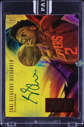 2018 Shai Gilgeous SGA Raw Court Kings 23 Black Box Rookie Auto #FPSGA 1/1