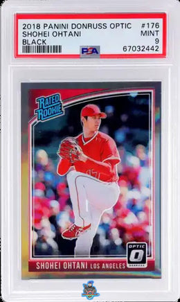 2018 Shohei Ohtani PSA 9 Donruss Optic Black #176 10/25