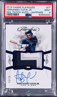 2019 Fernando Tatis Jr. PSA 9 Flawless Rookie Patch Auto Sapph #FT 15/15