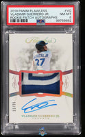 2019 Vladimir Guerrero Jr. PSA 8 Flawless Rookie Patch Auto #VGJ3 11/25