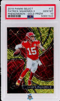 2019 Patrick Mahomes PSA 10 Select Phenomenon Gold Prizm #12 7/10