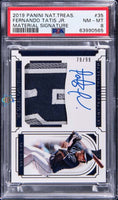 2019 Fernando Tatis Jr. PSA 8 National Treasures Mat Auto #35 79/99