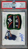 2019 Yordan Alvarez PSA 9 10 Flawless Rookie Dual Patch Auto Emerald #DPAYA 5/5