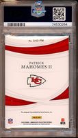 2019 Patrick Mahomes PSA 8 10 Immaculate Shadowbox On Card Auto #SHDPM 11/15