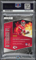 2019 Patrick Mahomes PSA 8 Spectra Afterburners Relics Gold #AB13 1/1