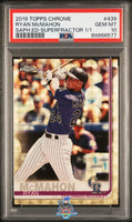 2019 Ryan McMahon PSA 10 Topps Chrome Sapph Ed Superfracter #439 1/1