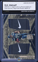 2019 DK Metcalf Raw Spectra Rising Gold Laundry Rookie #RRM13 1/1