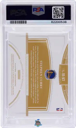 2019 Stephen Curry PSA 10 Authentic Flawless Distinguished Auio Ruby 11/15
