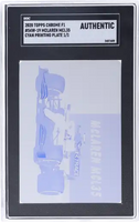 2020 54W-19 Mclaren SGC Authentic Topps Chrome F1 Printing Plate #54W19 1/1
