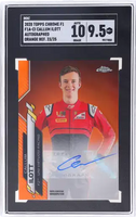 2020 Callum Ilot SGC 9.5 10 Topps Chrome F1 Auto Orange Refractor #F1ACI 23/25