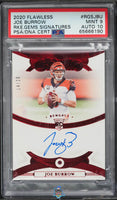 2020 Joe Burrow PSA 9 10 Flawless Rookie Gems Auto #RGSJBU 14/20