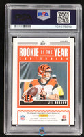 2020 Joe Burrow PSA 8 10 Contenders Optic Rookie of the Year Orange Auto 49/50