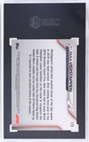 2020 Max Verstappen SGC 10 Topps Chrome F1 70th Ann Gold Refractor #173