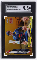 2020 Max Verstappen SGC 9.5 Topps Chrome F1 70th Ann Gold Refractor #152