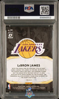 2020 Lebron James PSA 10 Donruss Optic Winner Stays Purple Auto #20