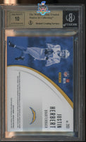 2020 Justin Herbert BGS 9.5 10 Absolute Rookie NFL Shield Patch Auto #203 1/1