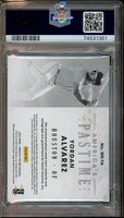 2020 Yordan Alvarez PSA 9 10 Chronicles Rookie Patch Auto Black #MSYA 1/1